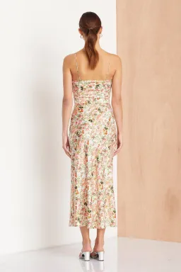 Bec & Bridge Camellia Delights Midi Dress Floral Size 6 for rent on The Volte - image 3