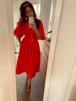 Sheike Piper Dress in Watermelon for rent on The Volte - image 2