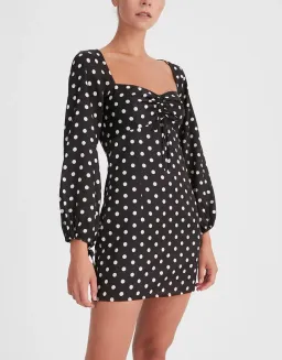 Hansen & Gretel Kateryna Dress Polka Dot Print Size 6 for rent on The Volte - image 2