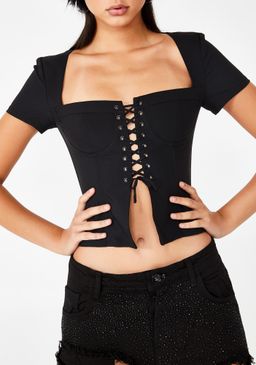 I. AM. GIA Evita Top Black Size 10  for rent on The Volte - image 3
