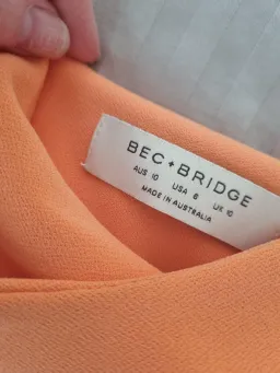 Bec & Bridge Clover Crop Top Nectarine Size AU 10 for rent on The Volte - image 4