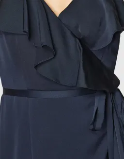Pilgrim Cindy Midi Dress Size 12 Navy Blue for rent on The Volte - image 5