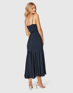 Pilgrim Cindy Midi Dress Size 12 Navy Blue for rent on The Volte - image 3