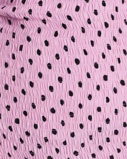 FAITHFULL THE BRAND Womens Purple Polka Dot Pouf Short Sheath Dress for rent on The Volte - image 6