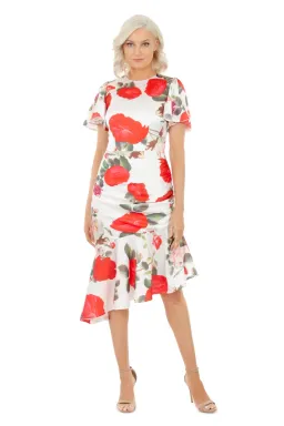 Georgy Collection Monica Dress Floral Print Size 8 for rent on The Volte - image 1