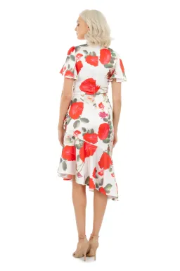 Georgy Collection Monica Dress Floral Print Size 8 for rent on The Volte - image 2
