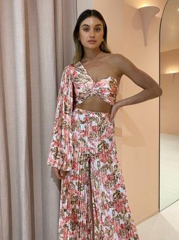  Significant Other Simone Top and Pants Skirt Set Print  for rent on The Volte - image 5