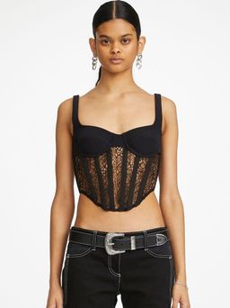 Dion Lee Contour Combo Corset black size 8 for rent on The Volte - image 1