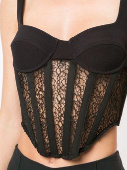 Dion Lee Contour Combo Corset black size 8 for rent on The Volte - image 3