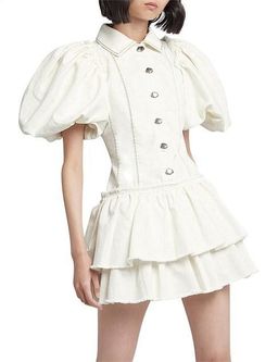 Reclaim Denim Mini Dress for rent on The Volte - image 1