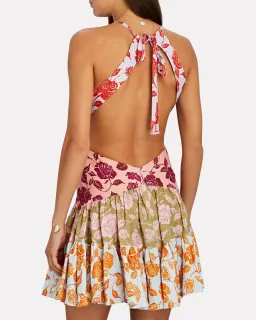 Zimmermann Lovestruck V Mini Dress Floral Size 0/AU 8 for rent on The Volte - image 3