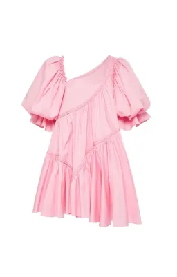 Aje Casabianca Braided  Asymmetric Puff Sleeve Mini Dress Size 8 for rent on The Volte - image 3