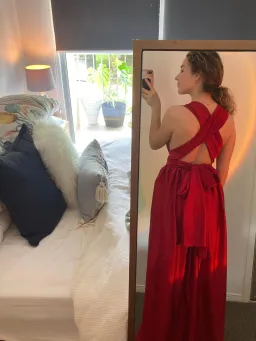 Wrap Ball Gown Dress for rent on The Volte - image 4