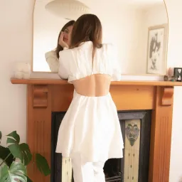 Martino Cut Out Jacket Dress for rent on The Volte - image 4