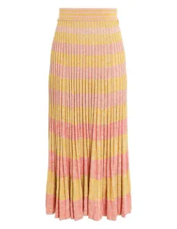 Zimmermann Postcard Knit Polo Shirt and Skirt Set Print Size 12 for rent on The Volte - image 2