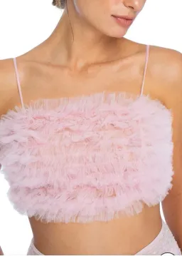 Dyspnea Riff Raff Crop Top Pink Size 6  for rent on The Volte - image 4