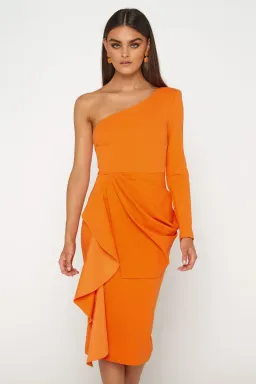 Mossman Follow Me Dress Orange Size 8  for rent on The Volte - image 2