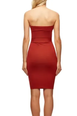 Kookai Oakley Dress Rust Size 6 for rent on The Volte - image 2