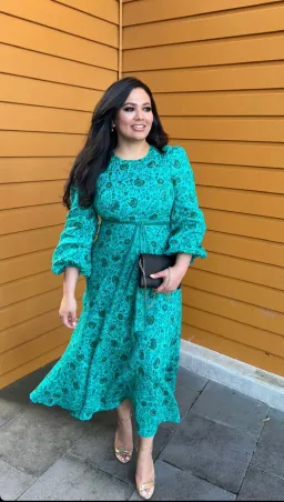 Zimmermann Lulu High Neck Dress Floral Size 14 / 3 for rent on The Volte - image 1