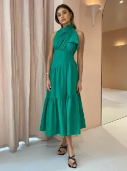 One Feel Swoop Fern Serendipity Maxi Dress for rent on The Volte - image 1