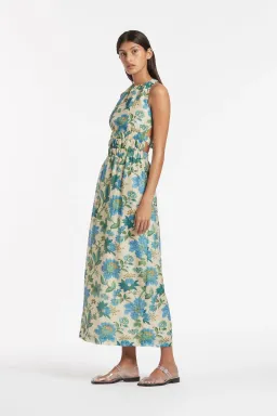 Sir The Label Celia Cross Back Gown Marguerite Floral Print Size 8 for rent on The Volte - image 2