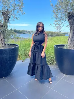 Bec & Bridge Henriette Maxi Dress Black Size 8 for rent on The Volte - image 3