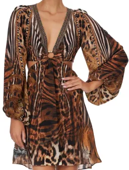 U RING CUT OUT SHORT DRESS BERKELEY ST AFTER DARK for rent on The Volte - image 1