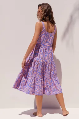 Mister Zimi Winifred Midi Dress In Mauritius Size 8 for rent on The Volte - image 2