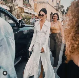 Raye silk maxi  for rent on The Volte - image 3