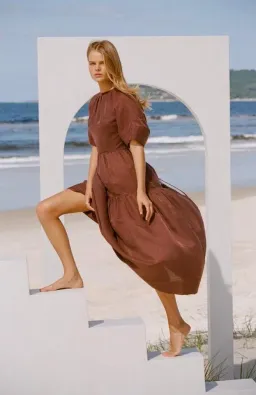 Shona Joy Open Back Midi Dress for rent on The Volte - image 7