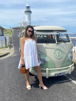 Aje Midsummer Swing Mini Dress Ivory Size 8 for rent on The Volte - image 5