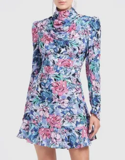 Rebecca Valance La Violette Mini Dress Floral Size 8 for rent on The Volte - image 2