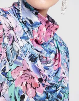 Rebecca Valance La Violette Mini Dress Floral Size 8 for rent on The Volte - image 4