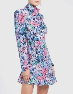 Rebecca Valance La Violette Mini Dress Floral Size 8 for rent on The Volte - image 5