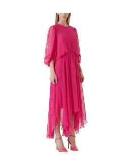 Camilla and Marc Dylan Midi Dress in Hot Pink Size 8 for rent on The Volte - image 1