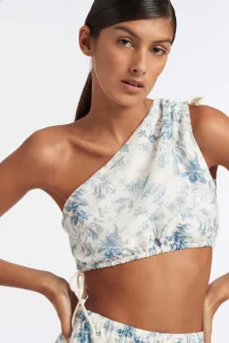 Sir the Label Clementine One Shoulder Top Print Size 2 for rent on The Volte - image 1