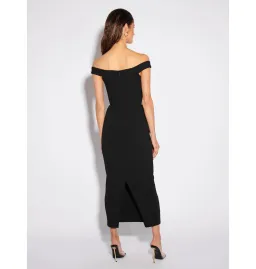 Effie Kats AAMI Midi Dress Black Size AU 10 for rent on The Volte - image 3