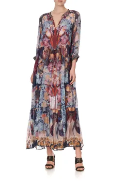Camilla Nouveau Nights Long Gathered Panel Dress Size XXL for rent on The Volte - image 1