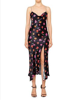 Bec & Bridge Floral Midi Dress Floral Print Size AU 8 for rent on The Volte - image 1