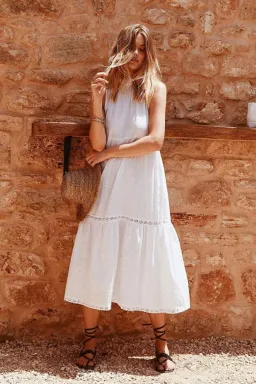 Maurie and Eve Florence Dress White Size 12 for rent on The Volte - image 1