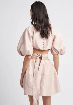 Aje Psychedelia Cut Out Mini Dress Blush Size 8 for rent on The Volte - image 3