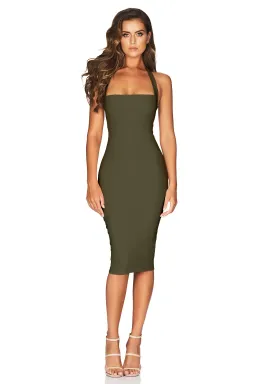 Love Nookie Boulevarde Midi Dress Green Size 6 for rent on The Volte - image 2