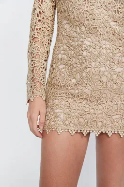 Alice McCall Pablo Mini Dress Gold Size 8 for rent on The Volte - image 2