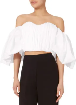 Ellery Bachelorette Rouched Corset Top White Size 10 for rent on The Volte - image 2