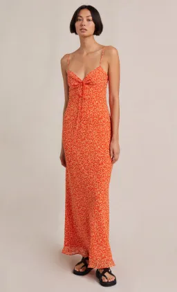 Bec & Bridge Cheri Maxi Dress Orange Size 8 for rent on The Volte - image 5