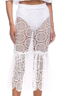 Eliya the Label Annie Skirt White Size 10 for rent on The Volte - image 3