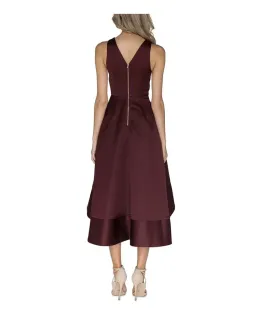 Pilgrim Kiara Dress Burgundy Size 10  for rent on The Volte - image 2