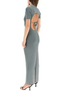 Jacquemus La Robe Maille Dress Green Size 8 for rent on The Volte - image 2