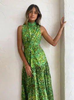 Alemais Phyllis Twist Front Dress Print Size 6 for rent on The Volte - image 3