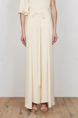 Shona Joy Lautner One Shoulder Top and Palazzo Pants Set Cream Size 8 for rent on The Volte - image 5